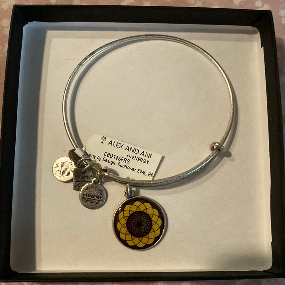Alex and Ani Sunflower Bracelet